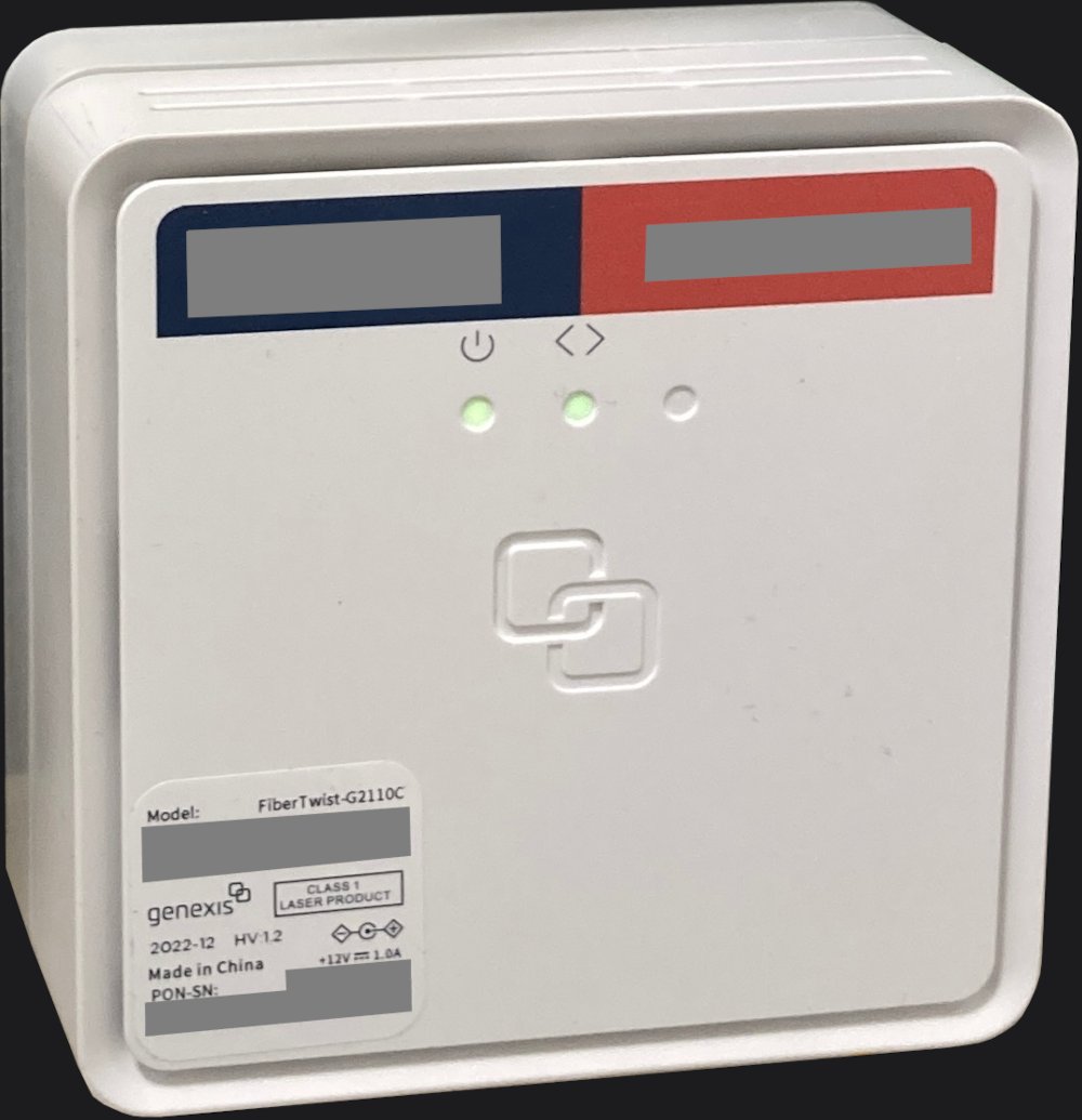 FiberTwist G2110C Front