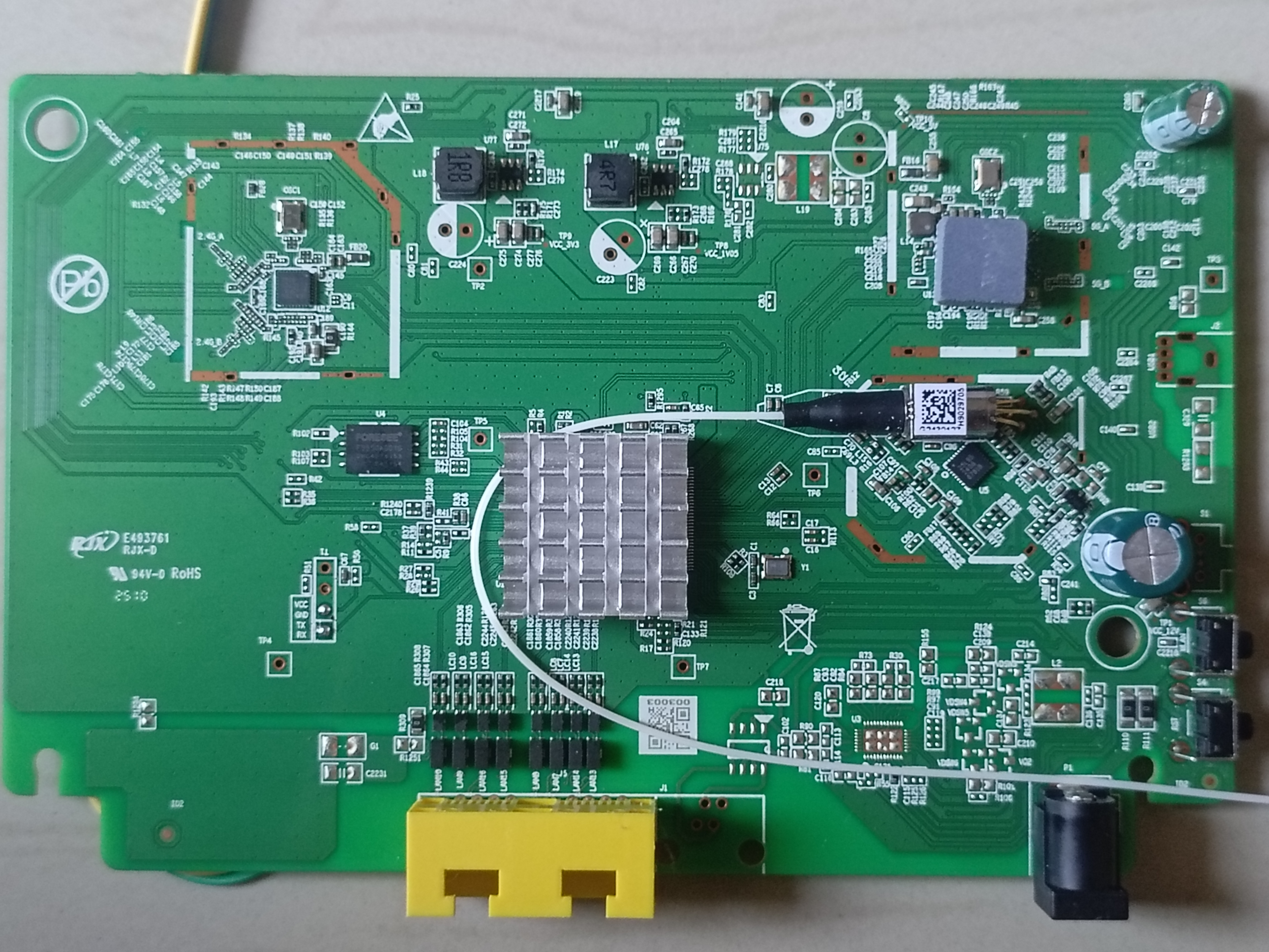 YOTC M2-2050-G40 PCB Bottom (newer revision with RTL9607Cv2)